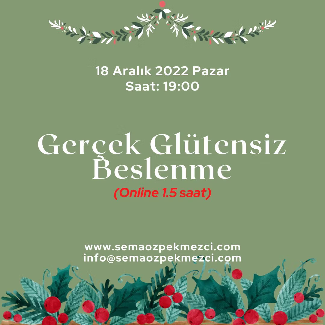 Gerçek Glütensiz Beslenme Kısa Semineri