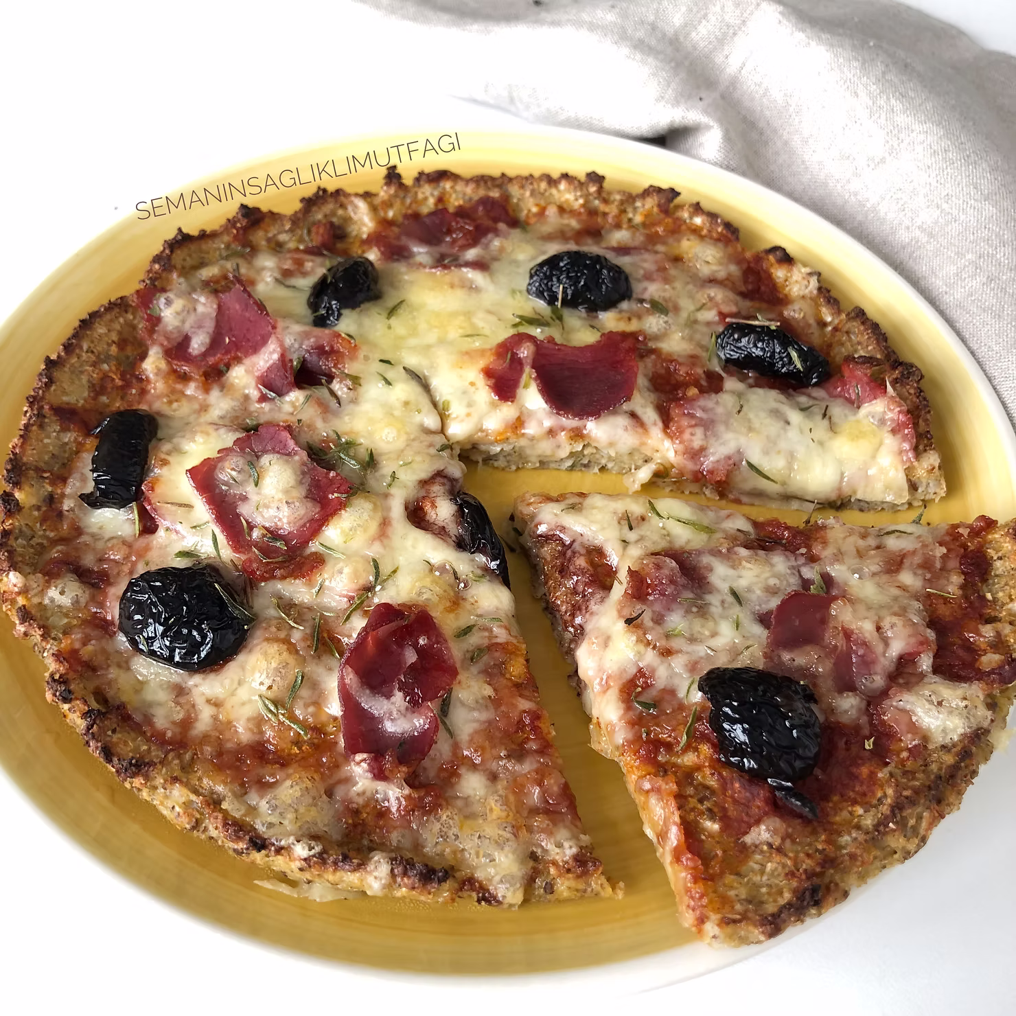 Karnabahar Pizza Karnabahar Pizza