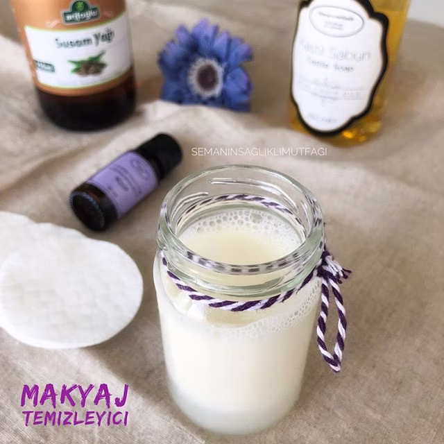 Sema Özpekmezci ev yapımı makyaj temizleyici